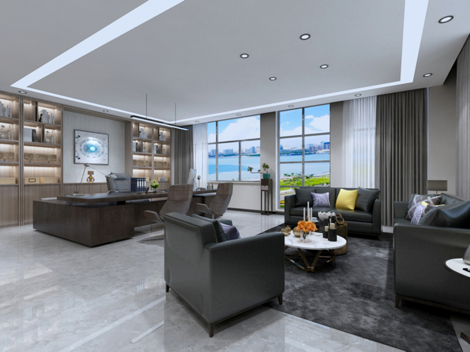 優(yōu)質施工材料+精湛工藝：安徽半山裝飾辦公室裝修之道(圖4)