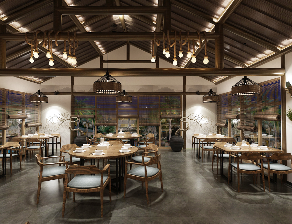 巢湖厵村民宿特色餐廳裝修設(shè)計(jì)(圖8) 巢湖厵村民宿特色餐廳裝修設(shè)計(jì)(圖8)