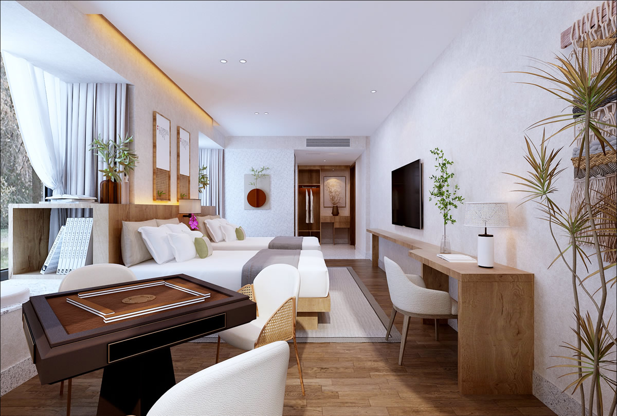 巢湖厵村民宿現(xiàn)代田園風(fēng)格民宿設(shè)計(jì)裝修(圖5) 巢湖厵村民宿現(xiàn)代田園風(fēng)格民宿設(shè)計(jì)裝修(圖5)