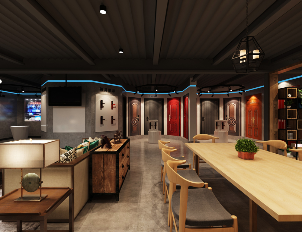 合肥長江180步陽門200平方工業(yè)風(fēng)展廳裝修設(shè)計項目(圖2) 合肥長江180步陽門200平方工業(yè)風(fēng)展廳裝修設(shè)計項目(圖2)