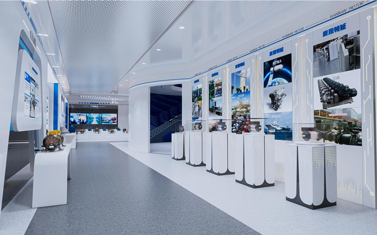 涇縣皖南電機(jī)500平方科技風(fēng)展廳裝修設(shè)計(jì)(圖8) 涇縣皖南電機(jī)500平方科技風(fēng)展廳裝修設(shè)計(jì)(圖8)