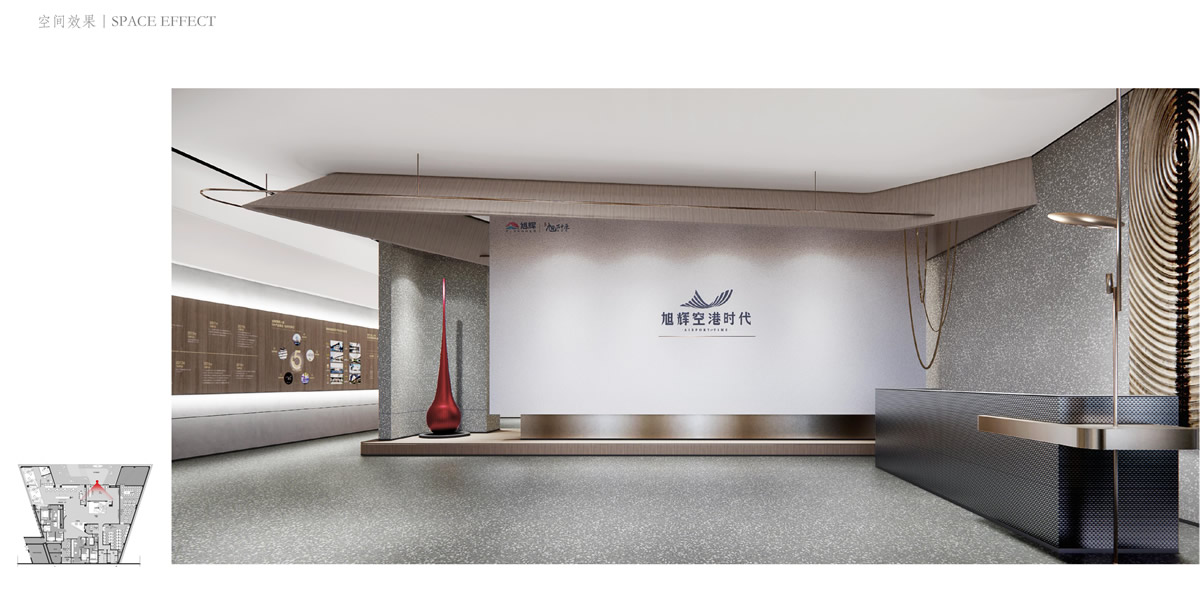 鄭州.旭輝空港時(shí)代售樓部現(xiàn)代簡約裝飾裝修工程(圖2) 鄭州.旭輝空港時(shí)代售樓部現(xiàn)代簡約裝飾裝修工程(圖2)