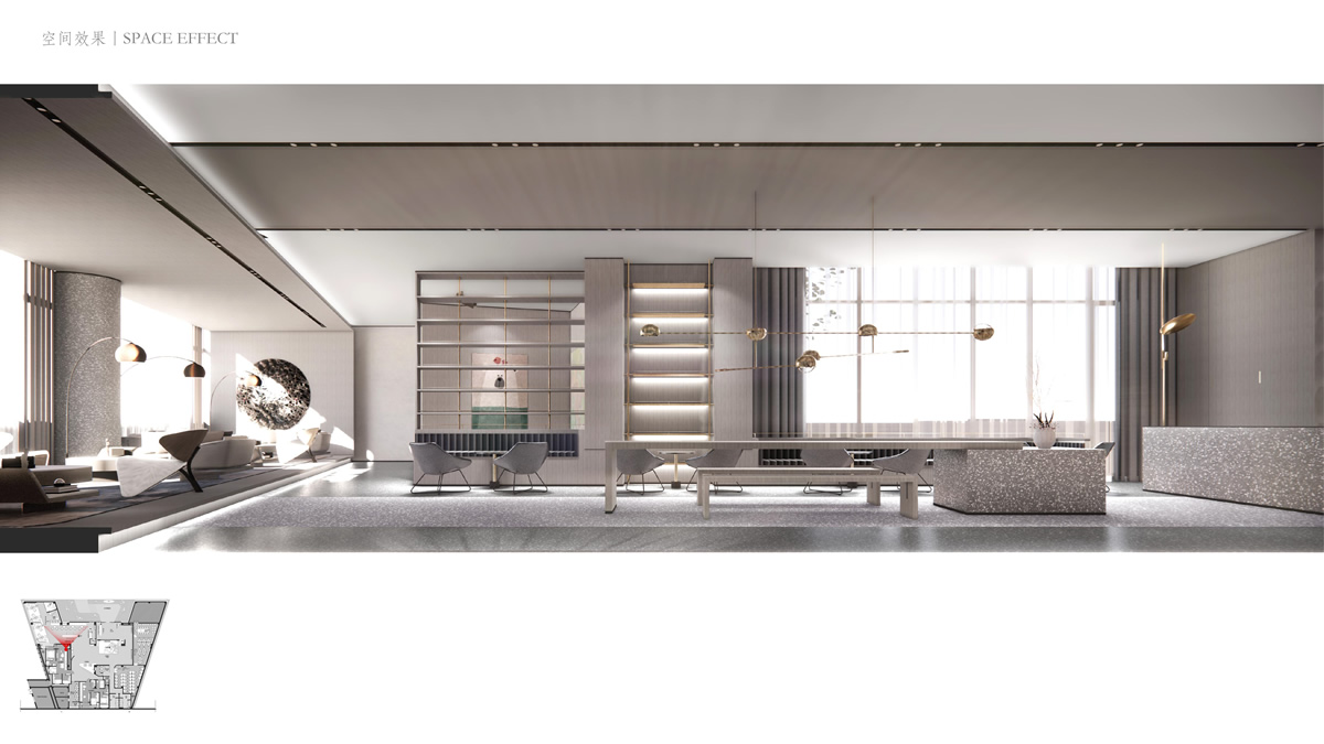 鄭州.旭輝空港時(shí)代售樓部現(xiàn)代簡約裝飾裝修工程(圖6) 鄭州.旭輝空港時(shí)代售樓部現(xiàn)代簡約裝飾裝修工程(圖6)