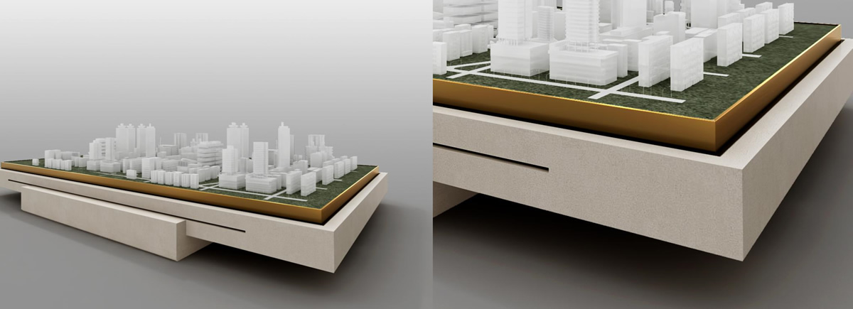 寧國·中梁翡翠天樾售樓部現(xiàn)代風格裝飾裝修工程(圖4)