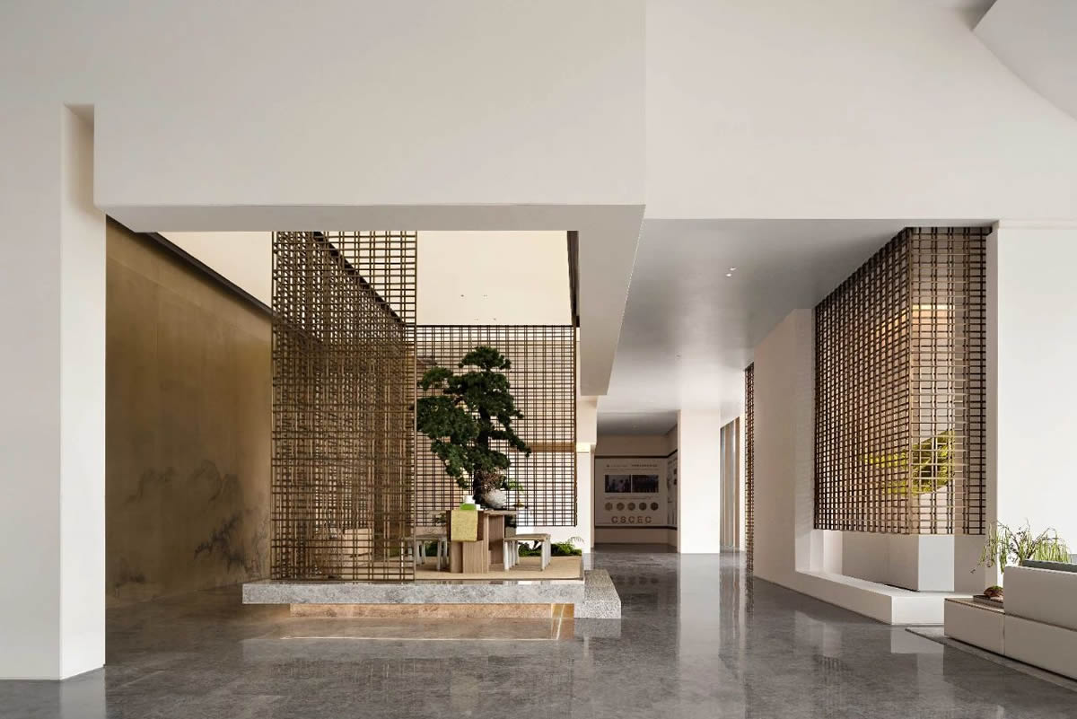 廣德·中糧江山譽(yù)景售樓部新中式裝飾裝修工程(圖2) 廣德·中糧江山譽(yù)景售樓部新中式裝飾裝修工程(圖2)