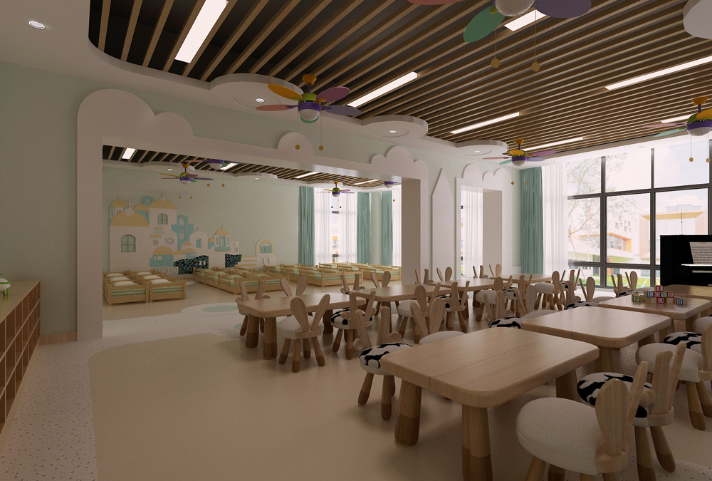 皖新文化廣場2300平方幼兒園裝修設(shè)計項目(圖4)