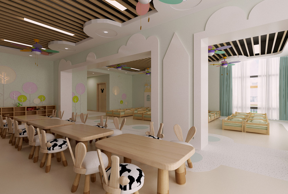 皖新文化廣場2300平方幼兒園裝修設(shè)計項目(圖6)