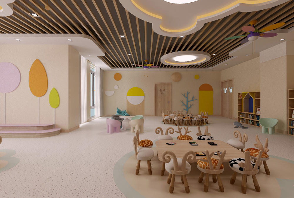 皖新文化廣場2300平方幼兒園裝修設(shè)計項目(圖11)