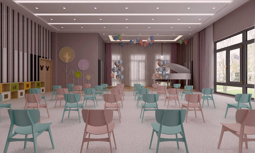 皖新文化廣場2300平方幼兒園裝修設(shè)計項目(圖9)
