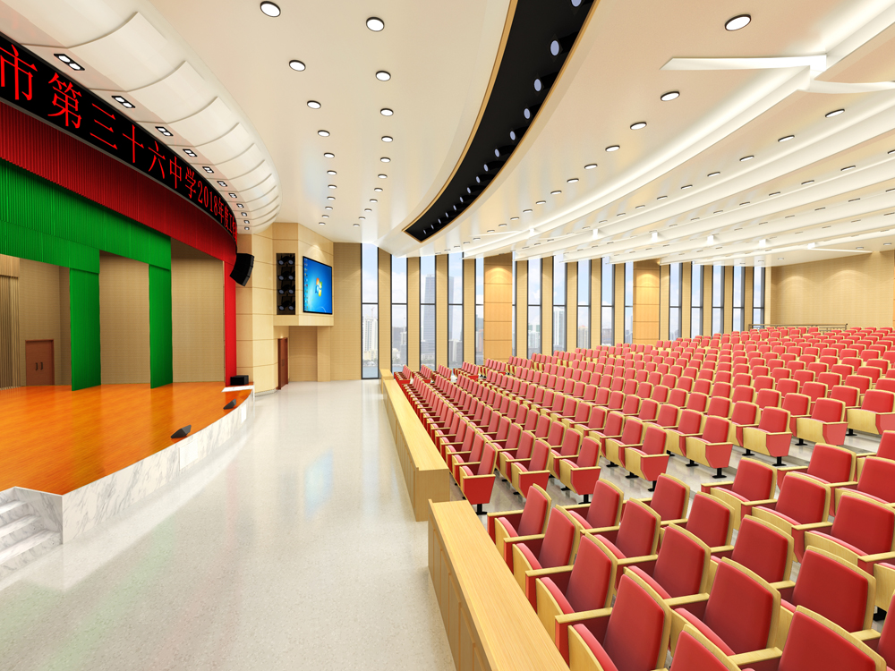 合肥市第三十六中報告廳裝修(圖2) 合肥市第三十六中報告廳裝修(圖2)